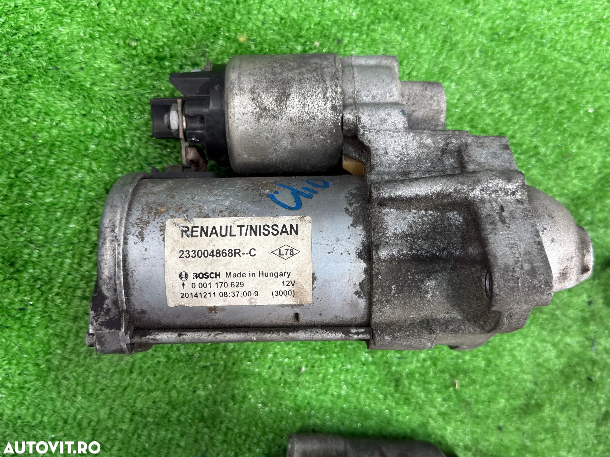 ELECTROMOTOR ( 4 BUC.) RENAULT SCENIC / GRAND SCENIC 3 / CLIO 4/ CAPTUR MO / 1.5 DIESEL 2009-2019 / NISSAN JUKE 1.5 DIESEL 2016 2014-2018 COD OEM 233007224R 233004868R 233006392R 2330000Q2C - 7