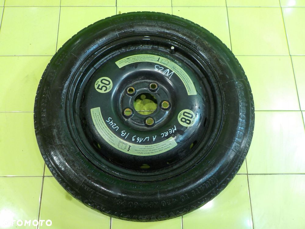 MERCEDES A W169 B W245 kolo dojazdowe 125/90/16 5x112 - 1