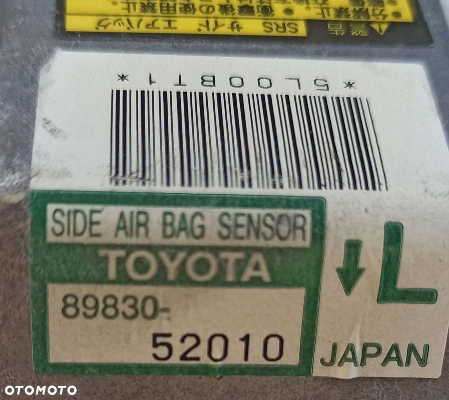 TOYOTA YARIS VERSO 99-05 CZUJNIK AIRBAG LEWY - 3