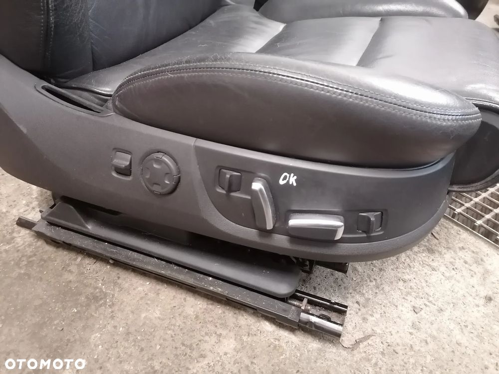 Fotele Kanapa Boczki Skóra Skórzany Czarna Audi A8 D3 EU Na Elementy - 6