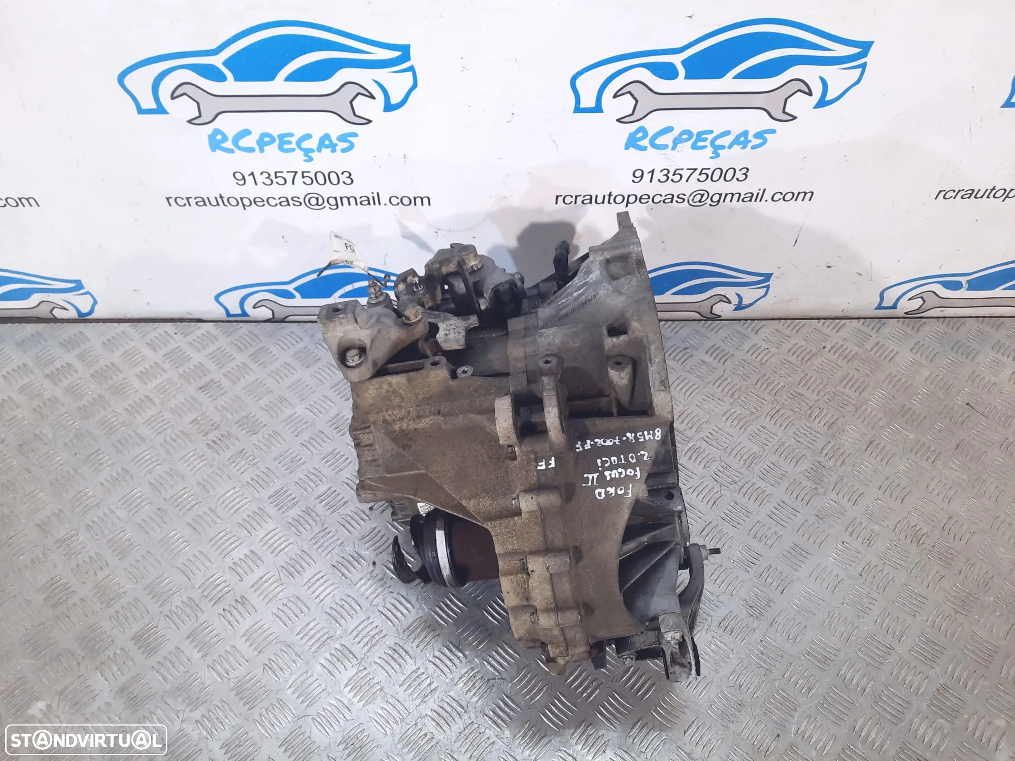 CAIXA VELOCIDADES MANUAL FORD CMAX C-MAX DM2 2.0 TDCI 16V 136CV G6DB 8M5R7002FF 8M5R-7002-FF FOCUS II 2 MK2 - 8
