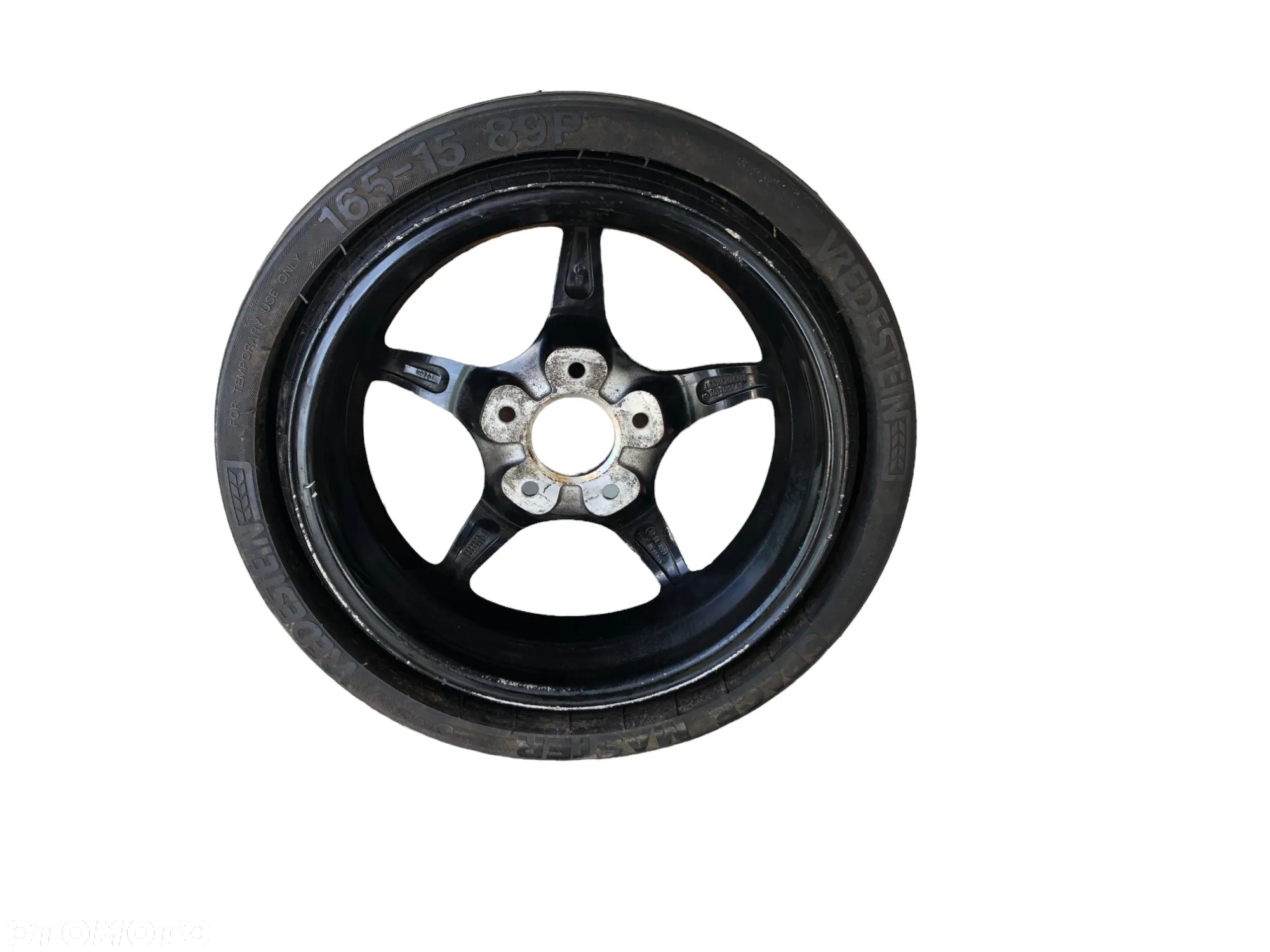 Koło Zapasowe Dojazdowe 165-R15 89P 5x112 66.5 Mercedes W203 A1705840538 2034012002 - Gwarancja Wysyłka - 4