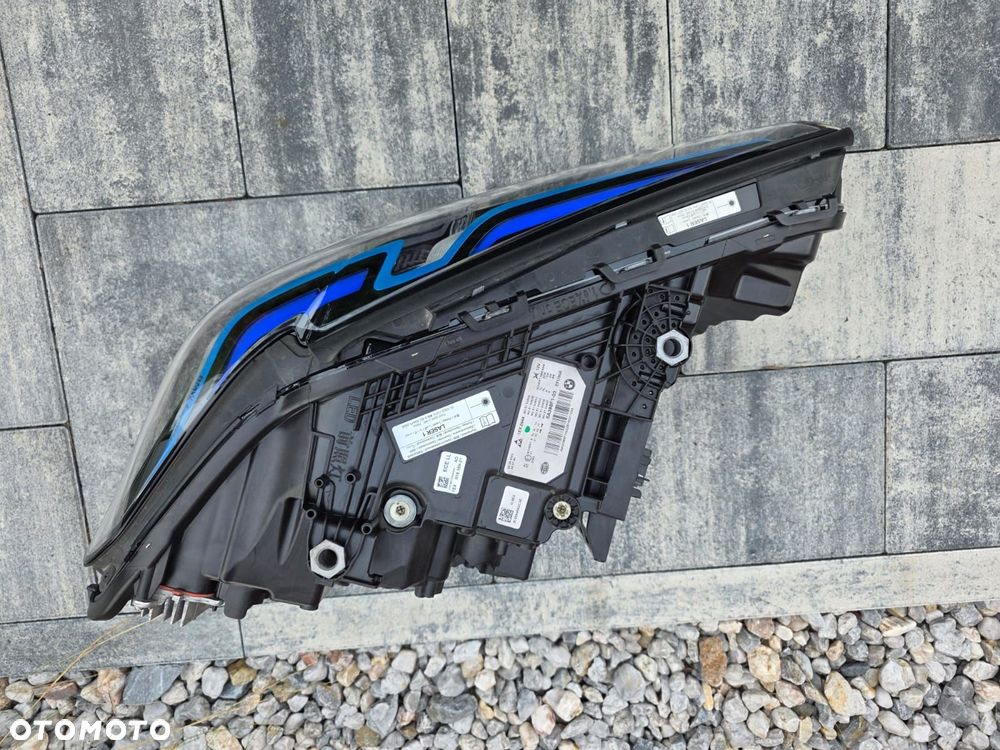 bmw 5 g30 g31 m5 f90 lift lci lampa lewa przód full led laser shadow line czarna 5a388f1-03 - 7