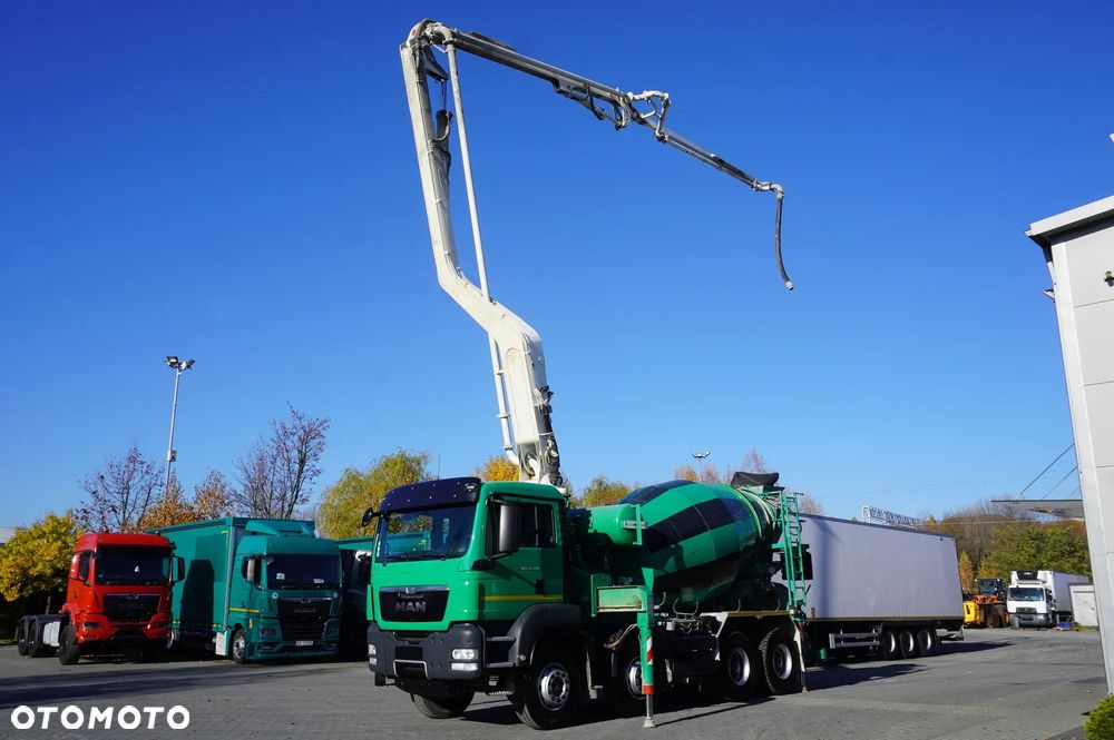 MAN TGS 35.480 8x4 / Pompogruszka / Putzmeister M24-3 / 1600 MTH! - 10