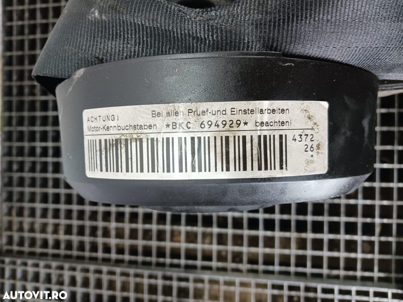 Motor complet fara anexe 1.9 tdi BKC Audi A3 8P/8PA [facelift] [2004 - 3