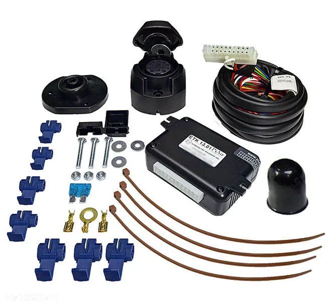 CHRYSLER VOYAGER+GRAND2004-20 HAK HOLOWNICZY Z KULĄ WYPINANĄ HORYZONTALNIE+MODUŁ13PIN - 10