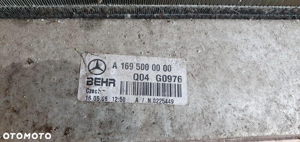 Pas przedni chłodnice wentylator Mercedes A-Klasa W169 2.0 CDI - 8