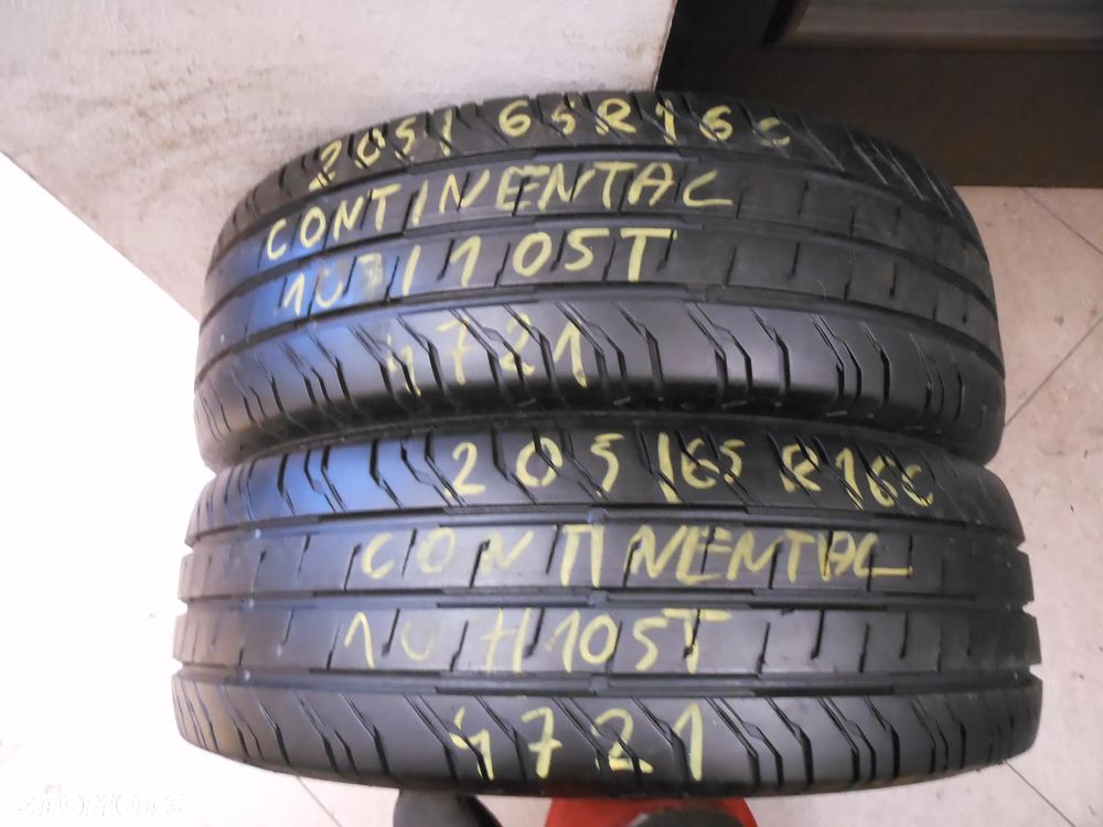 Opony 205/65r16c continental conti van contact 200 8mm lato para - 1