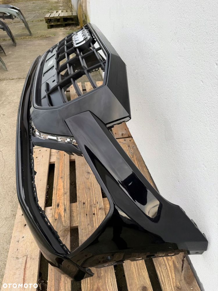 zderzak przód przedni audi q8 4m8 2018- s-line 4m8807437d + grill atrapa - 2