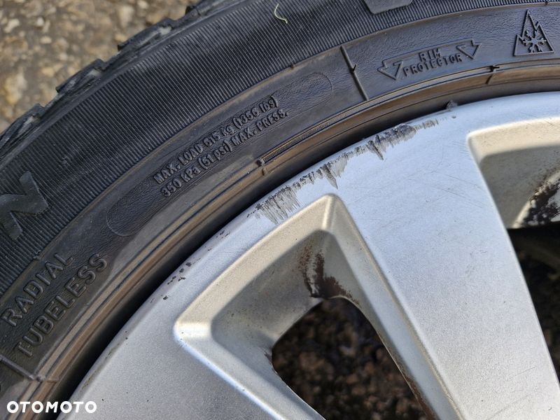 vw passat b6 golf 6 vi felga aluminiowa koło zapasowe 16'' 7j et45 5x112 dj-402 - 4
