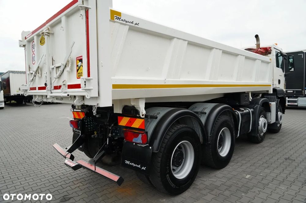 MAN TGS 35.440 / 8X4 / WYWROTKA 2 STR. / HYDROBURTA / BORDMATIC / ZABUDOWA MEILLER KIPPER - 22