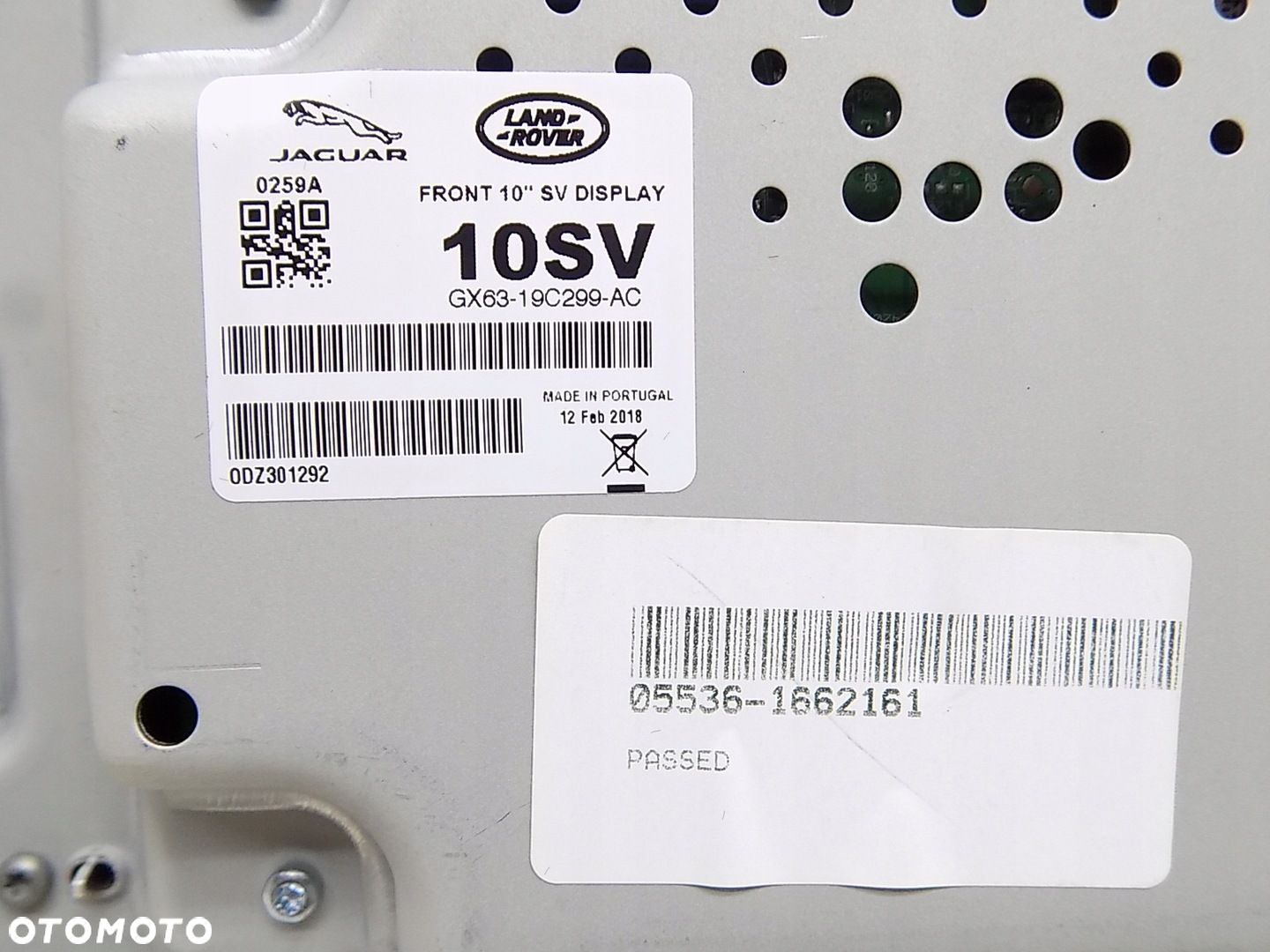 WYŚWIETLACZ EKRAN 10" EVOQUE XE XF F E-PACE GX63-19C299-AC - 3