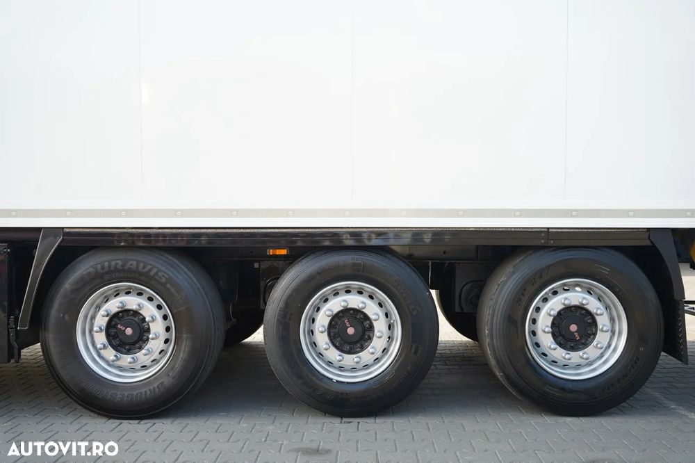 Krone AUTOCĂMINTE FRIGORIFER / THERMO KING SLXe 300 / AXĂ RIDICATĂ / SAF / COȘ PENTRU PALEȚI - 28