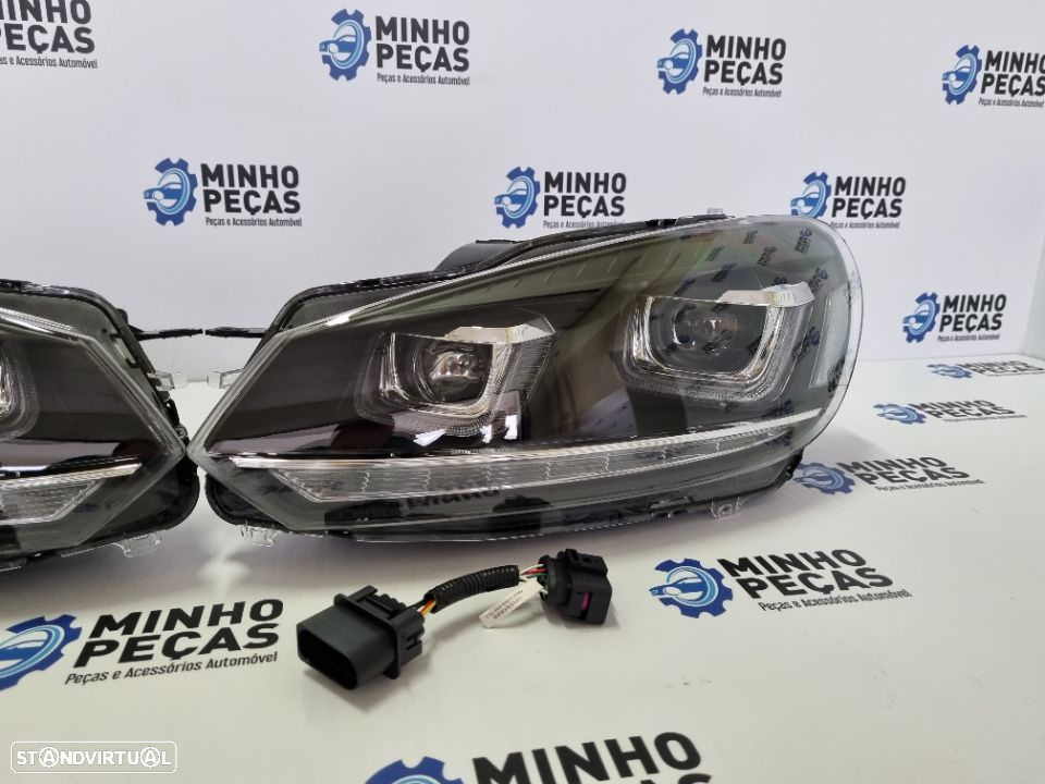 Faróis Golf 6 3D LED DRL U - 5