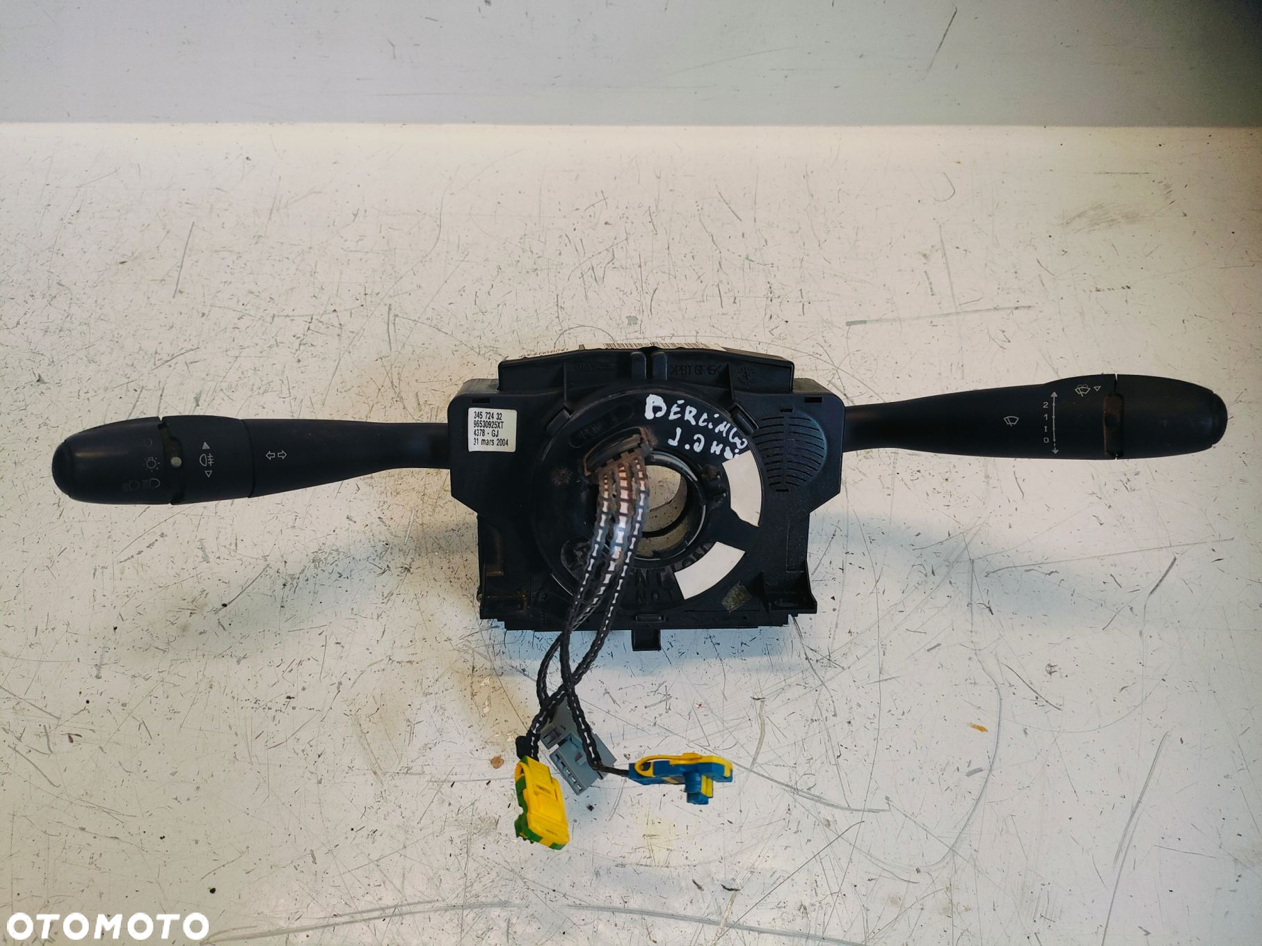 CITROEN BERLINGO I LIFT 2.0 HDI RHY PRZEŁĄCZNIK ZESPOLONY 96530925XT - 2