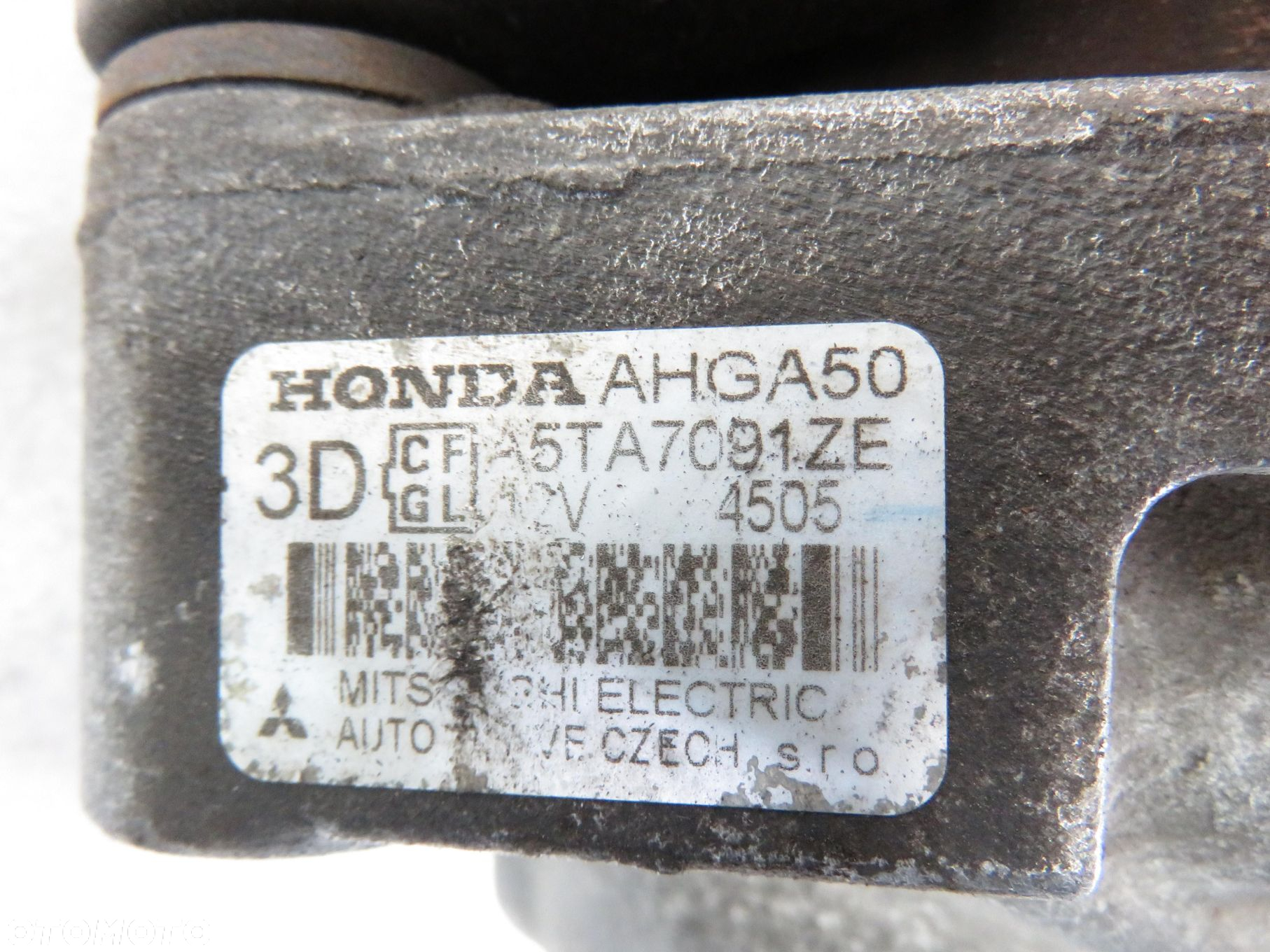ALTERNATOR HONDA CIVIC VII 1.4 A5TA7091ZE AHGA50 - 2