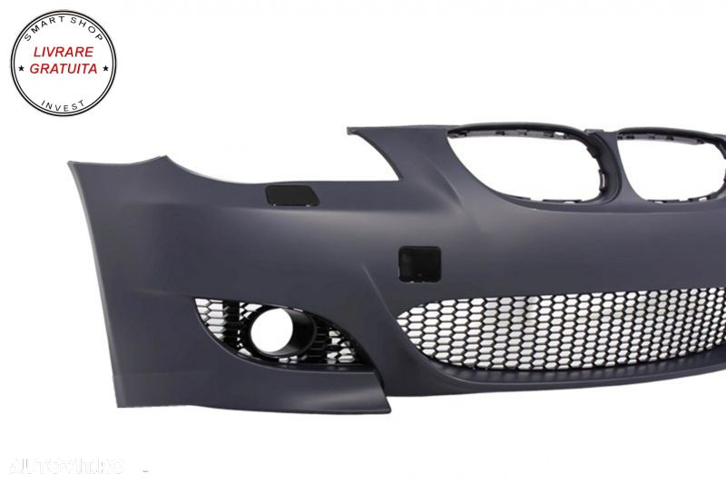 Bara Fata BMW Seria 5 E60 E61 (2003-2010) cu Praguri laterale M5 Look- livrare gratuita - 4