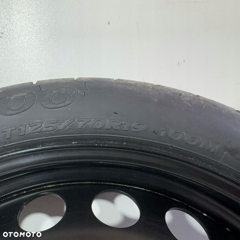 KOŁO DOJAZDOWE ZAPASOWE AUDI A3 T125/70 R19 5X112 DARMOWA DOSTAWA - 2