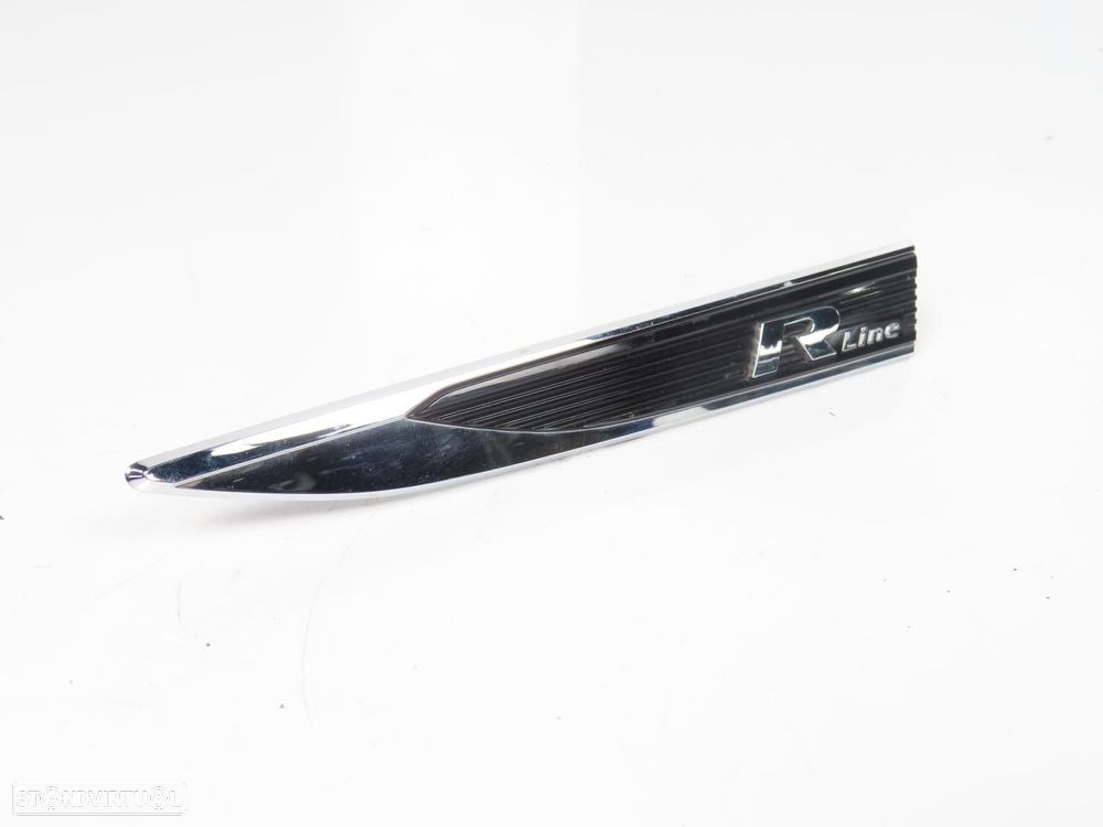 Emblema R. LINE/ Guarda Lamas Frente Usado / Original VW Polo VI (AW1, BZ1) 2G08... - 3