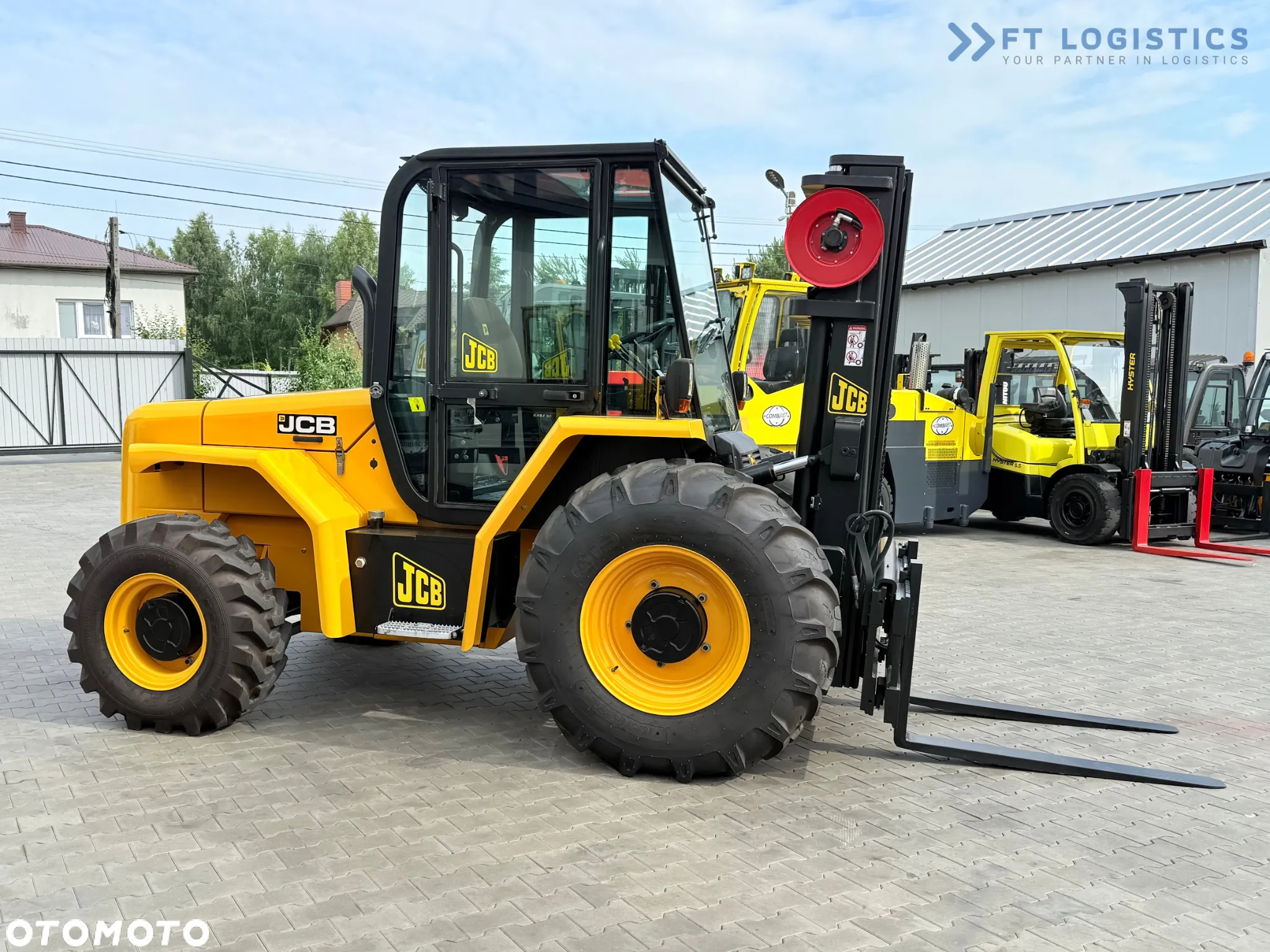 JCB 940 / DIESEL / TRIPLEX 4500MM / POZYCJONER / PRZESÓW WIDEŁ / 4T / NOWE OPONY / JAK NOWY - 7