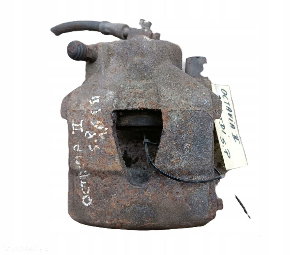 SKODA OCTAVIA II 04-13 r. 1,6 FSI ZACISK HAMULCOWY PRAWY PRZÓD + - 2