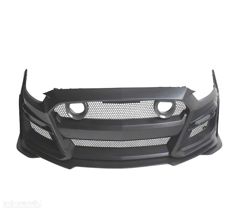 PARA-CHOQUES FRONTAL FORD MUSTANG 15-17 LOOK GT500 GRELHA LUZ LED - 3