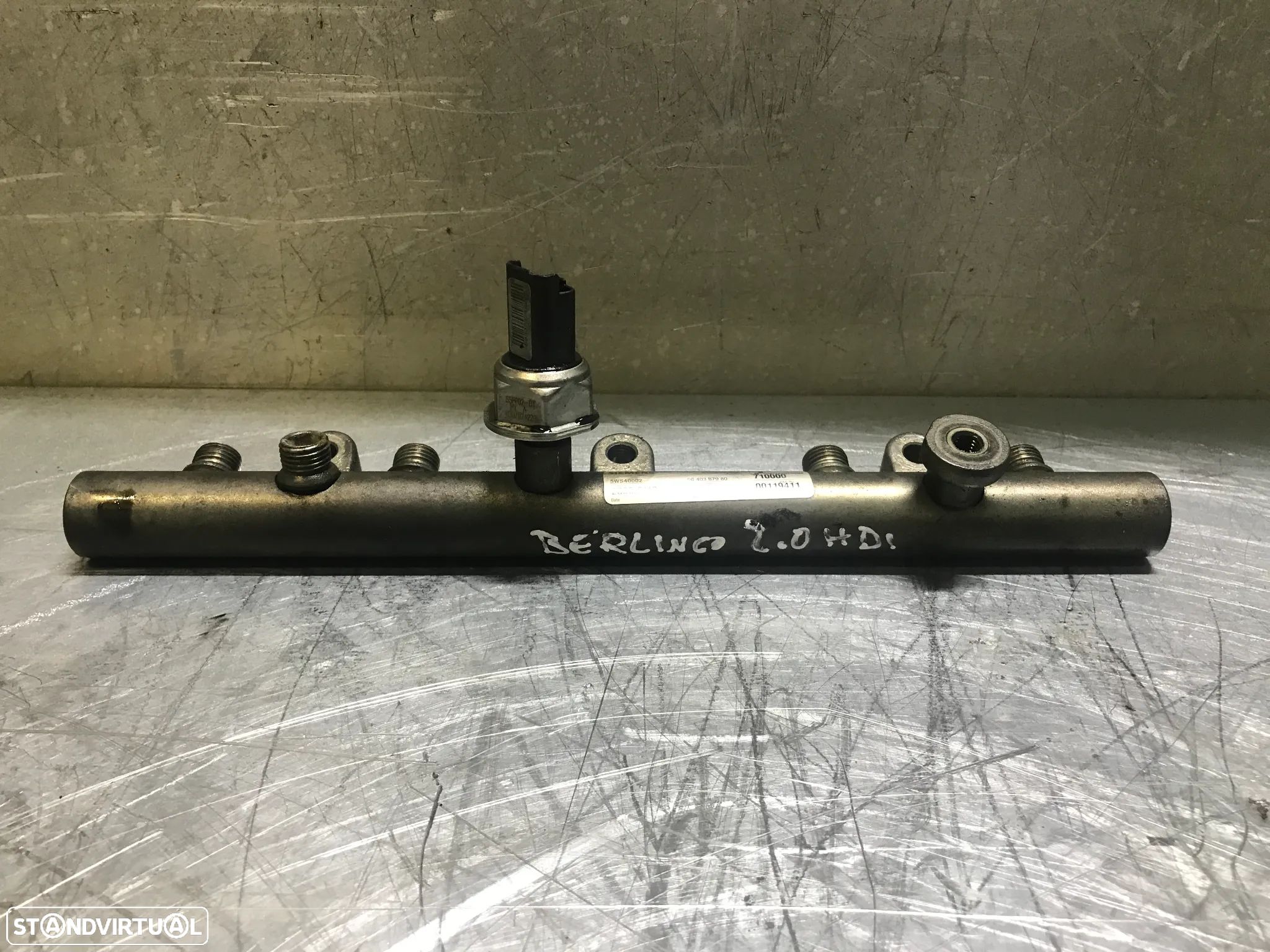 REGUA DE INJECÇÃO / INJEÇÃO CITROEN BERLINGO 2.0HDI 9640387980 5WS40002 - 1