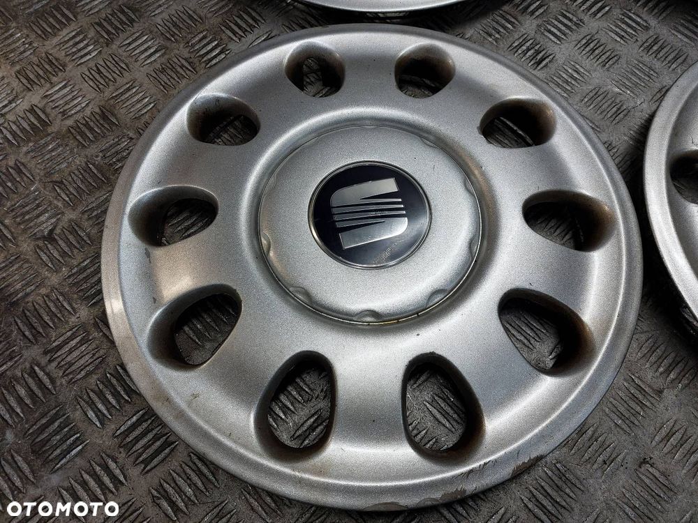 KOŁPAK KOŁPAKI KOMPLET 15" 15 R15 SEAT 1M0601147 - 4