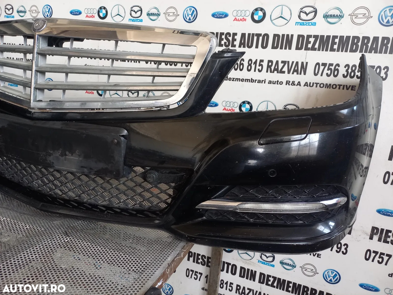 Bara Fata Completa Mercedes C Class W204 Facelift An 2011-2012-2013-2014-2015 Cu Spalatoare Far Si - 7