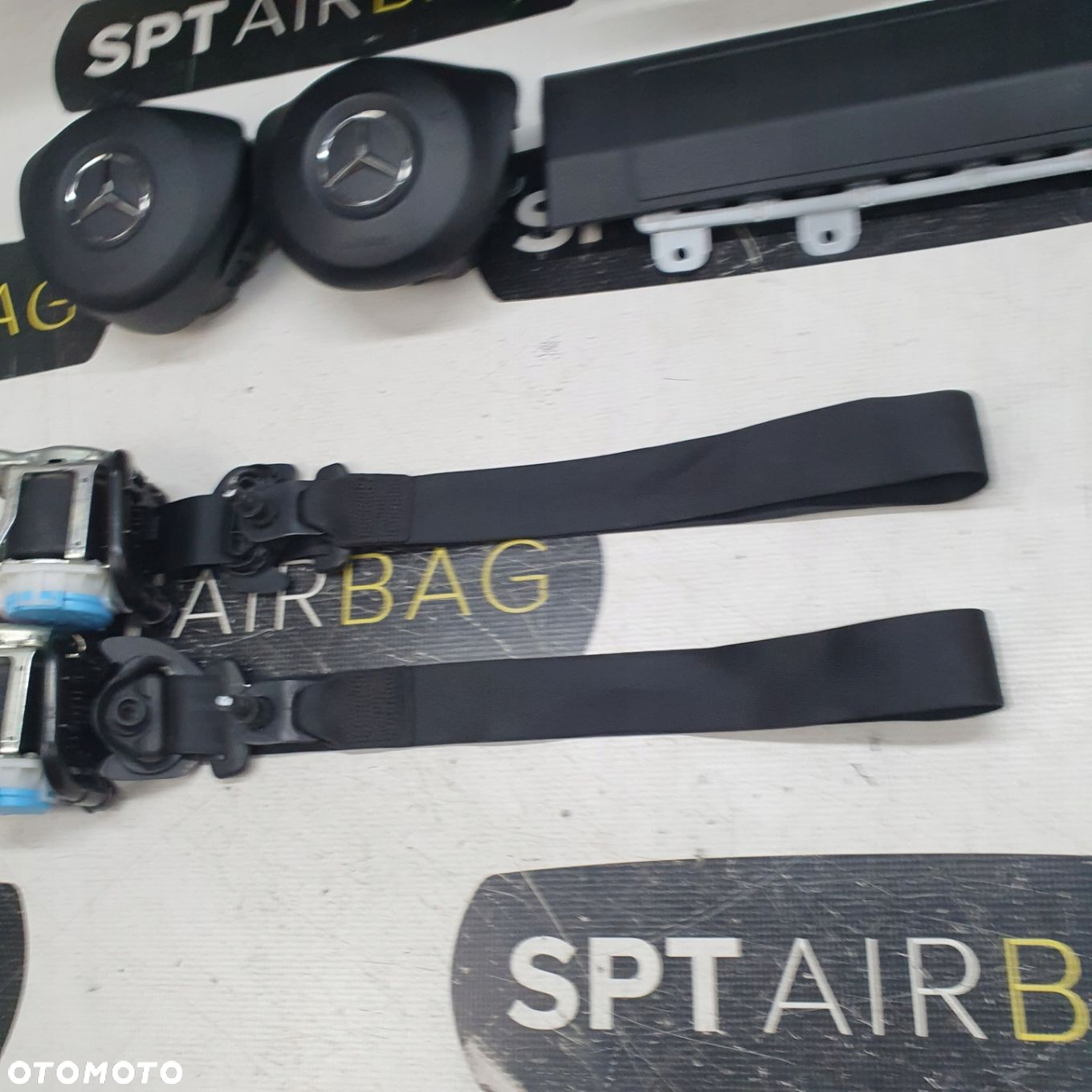 MERCEDES CLA W117 DESKA ROZDZIELCZA KONSOLA KOKPIT PULPIT PODUSZKI AIRBAG AIR BAG PASY KIT SET - 13