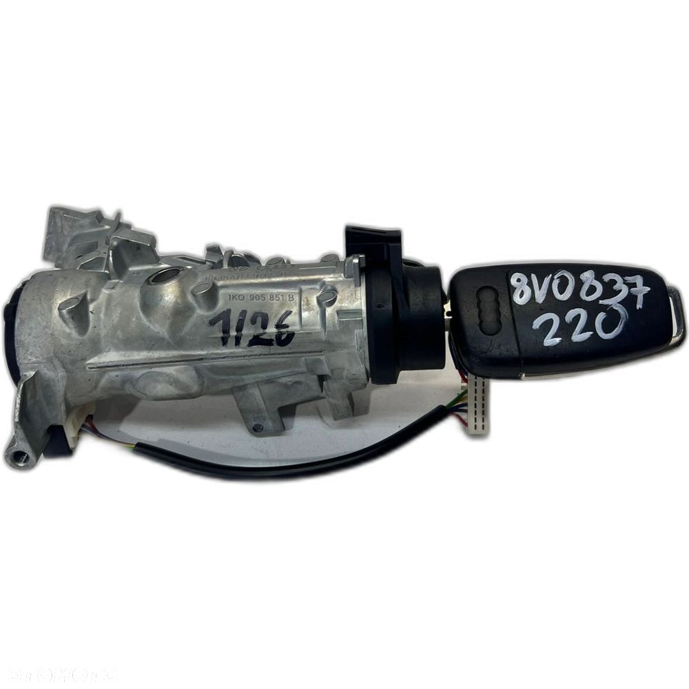 STACYJKA + PILOT AUDI VOLKSWAGEN SEAT SKODA 1K0905851B 5Q0905849C MANUAL - 1