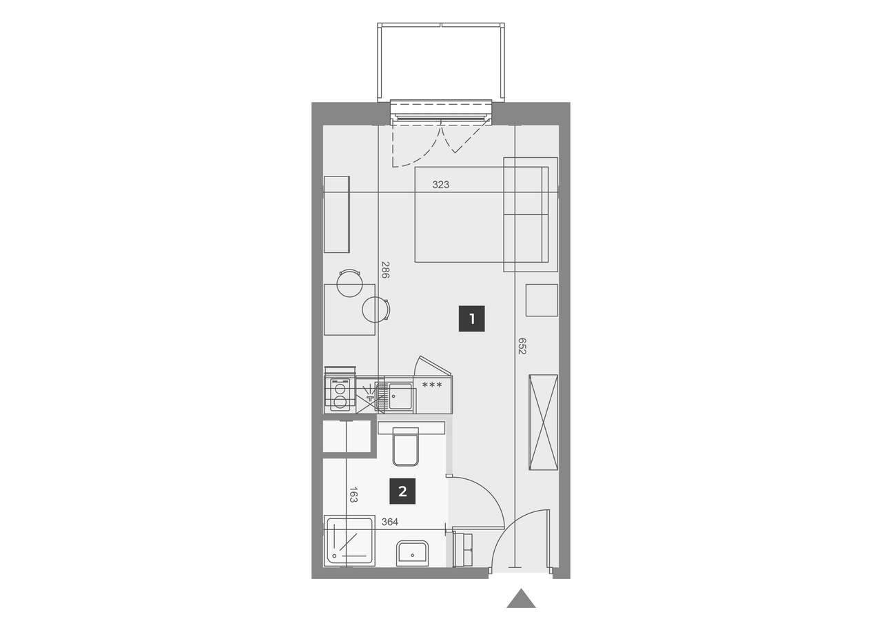 Studio z balkonem | Błonia | Pets friendly | Bez prowizji
