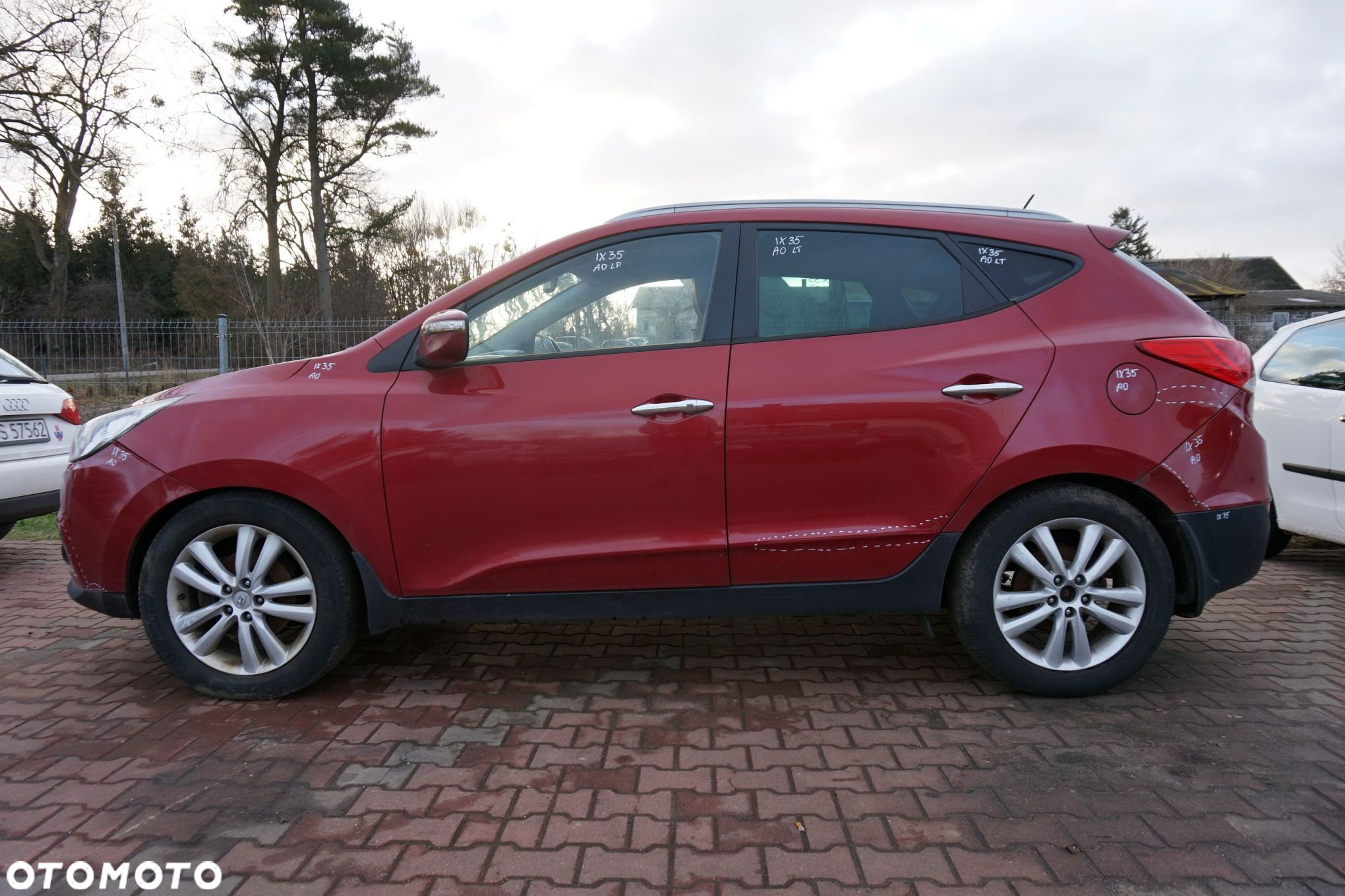 HYUNDAI IX35 I  2010 AA1 A0 2.0 CRDI D4HA 136KM 4X4 4WD CZERWONY (INFRA RED) na części - 2
