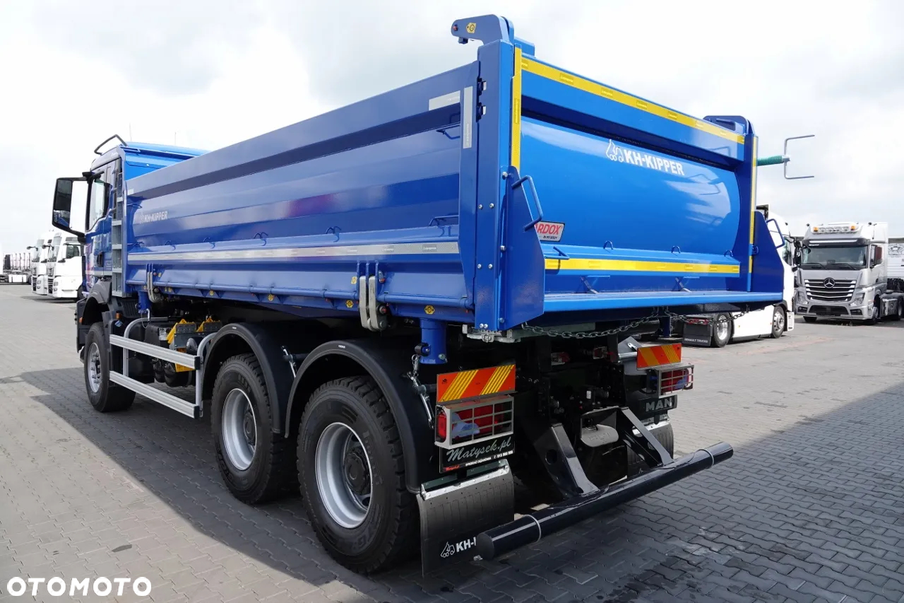 MAN TGS 33.440 / 6X4 / WYMIEŃ SWÓJ STARY NA NOWY / WYWROTKA 3 STRONNA / HYDROBURTA / BORDMATIC / KH-KIPPER / FABRYCZNIE NOWY / DOSTĘPNY OD RĘKI - 24