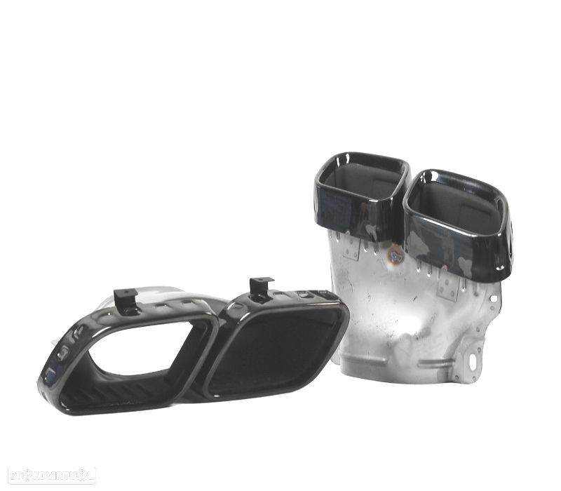 PONTEIRAS DE ESCAPE MERCEDES GLE W167 19- LOOK GLE63 PRETAS - 3