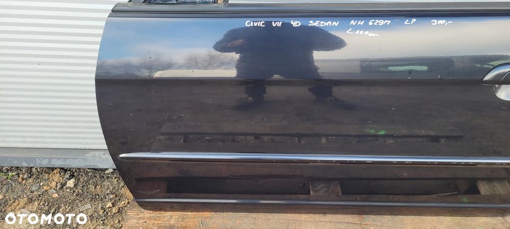 Honda civic VII 4d sedan Drzwi prawy lewy przod NH629M - 15