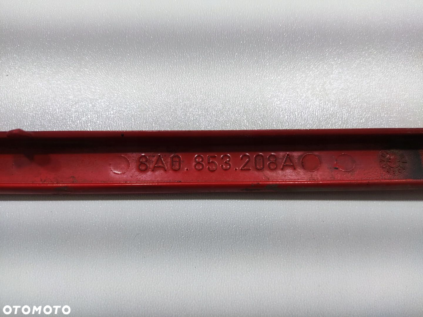 LISTWA POD LAMPĘ PRZÓD PRAWA AUDI 80 1991-1996 8A0853208A - 4