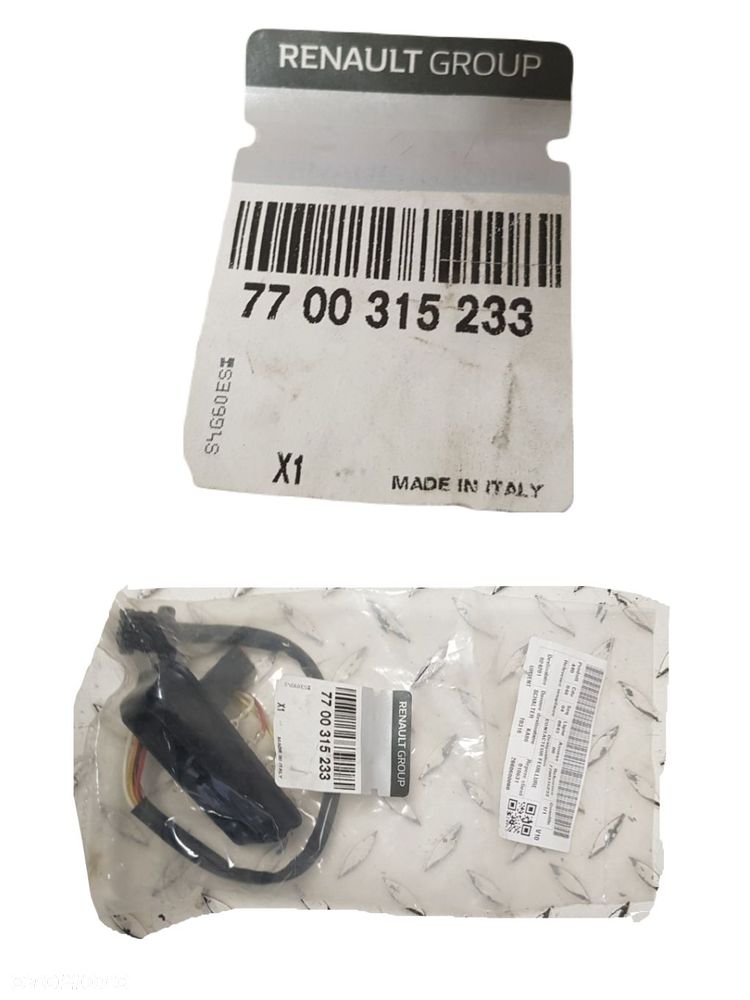FABRYCZNIE NOWA ORYGINALNA LISTWA CZUJNIK DRZWI PRZESUWNYCH RENAULT KANGOO I 1 97-08 7700315233 - 1