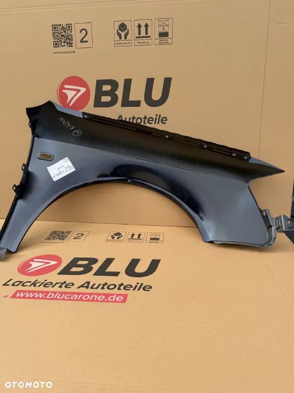 BLU Błotnik AUDI A4 B7 LZ5L lewy niebieski 04-08 przód OCYNK MingBlau WYPRZEDAŻ - 2