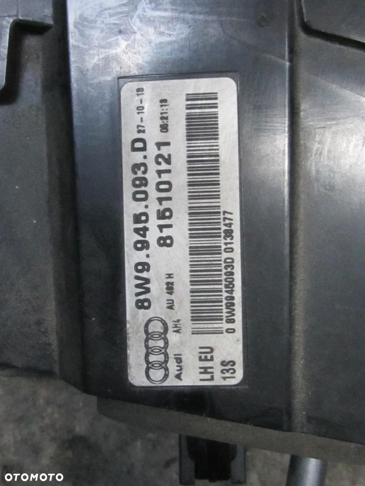 AUDI A4 B9 kombi komplet lamp tył full led Europa - 7