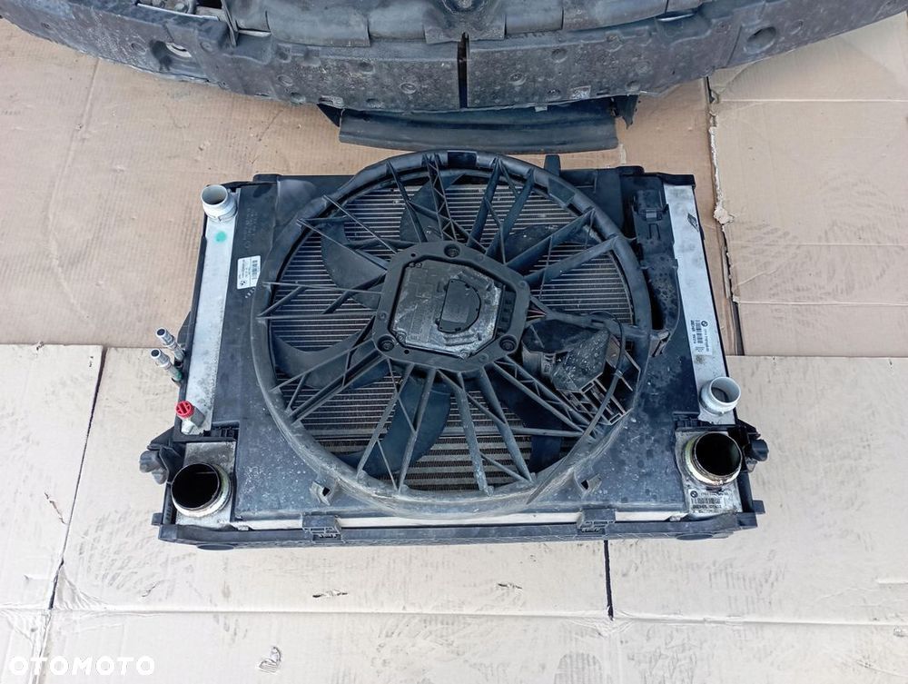BMW E61 2.5 D PAS PRZÓD PRZEDNI CHŁODNICE KOMPLET - 10