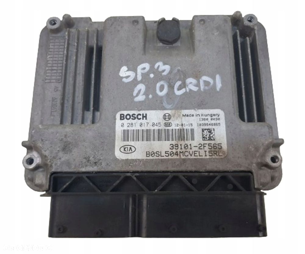 kia sportage 3 iii 2.0 crdi komputer sterownik silnika 39101-2f565 oryg - 1
