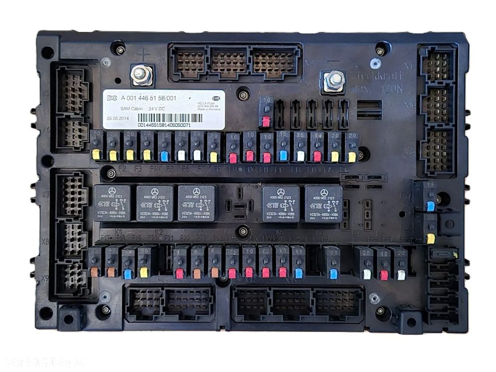 A0014462758 A0014465158 MERCEDES MP4 Skrzynka Tablica Modul Plyta bezpiecznikow - 6