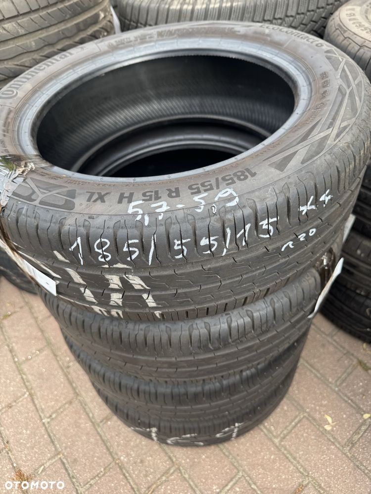 Komplet opon letnich 185/55/15 CONTINENTAL Używane F-Vat - 2