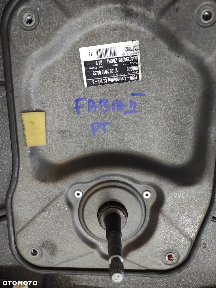 PODNOŚNIK MECHANIZM PODNOSZENIA MANULANY KORBA KORBKA SZYBY TYŁ TYLNY LEWY PRAWY SKODA FABIA 2 HB KOMBI WYSYŁKA !!!! - 2