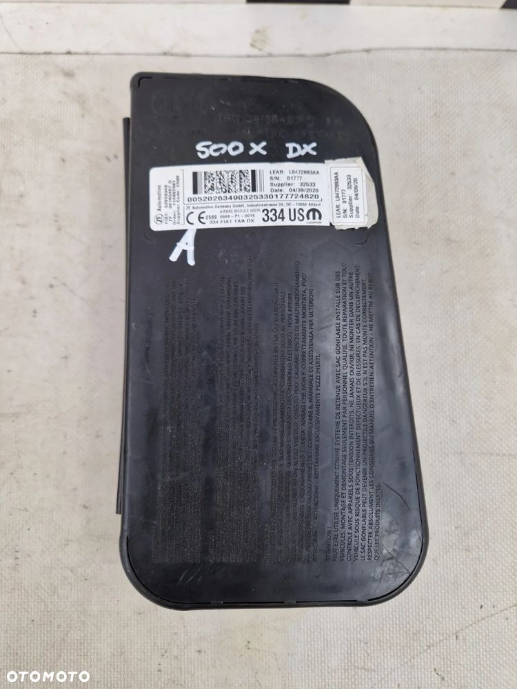Prawa poduszka airbag fotela Fiat 500X