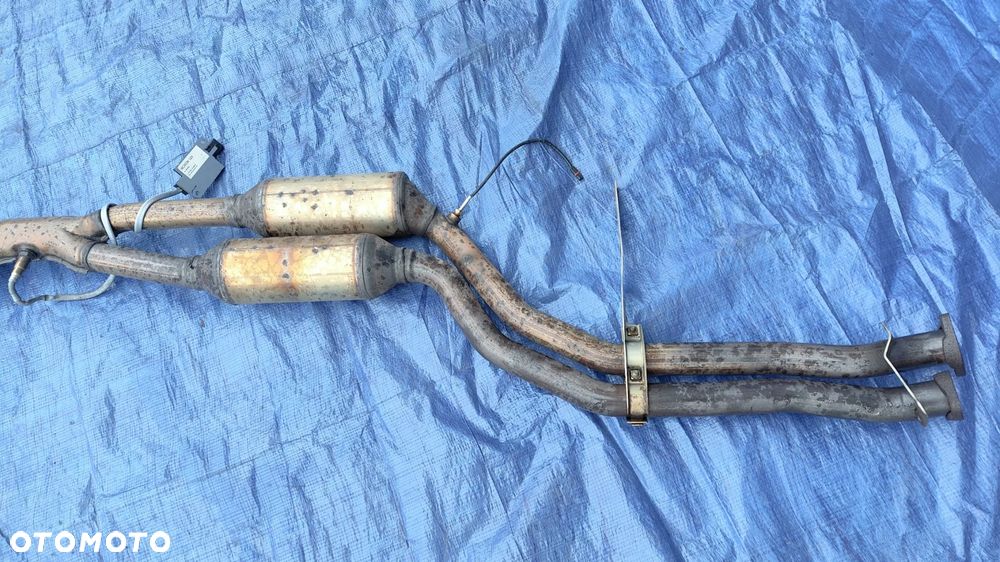 WYDECH TŁUMIK KOŃCOWY ŚRODKOWY RURA WYDECHOWA 7540189 7560561 BMW E60 E61 LCI LIFT 530i 3.0i N53 N53B30 - 5