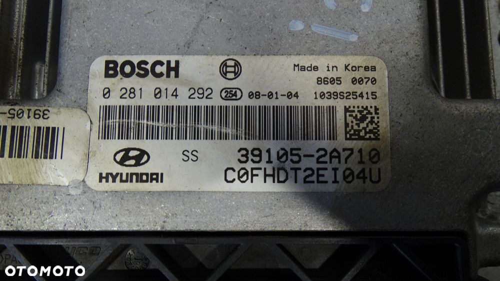 KOMPUTER SILNIKA HYUNDAI I30 1.6CRDI 39105-2A710 - 3