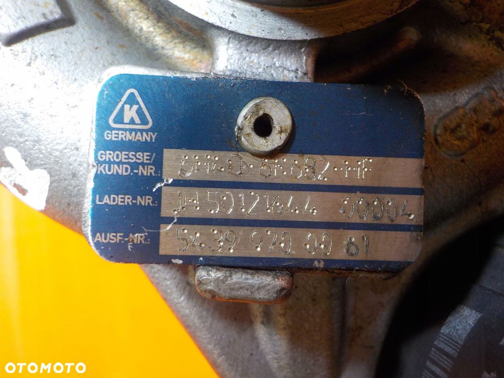 RANGE ROVER VOGUE L322 3.6 V8 TD 08r 368DT turbina prawa 6H4Q-6K682-HF - 6