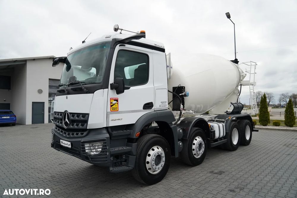 Mercedes-Benz AROCS 3240 / 9M3 BETONIERĂ / 8x4 / BETONIERĂ / AUTOMATĂ / EURO  6 - 5